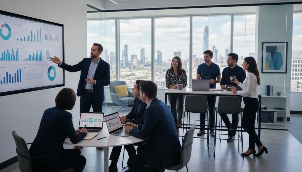 professional sales team workshop