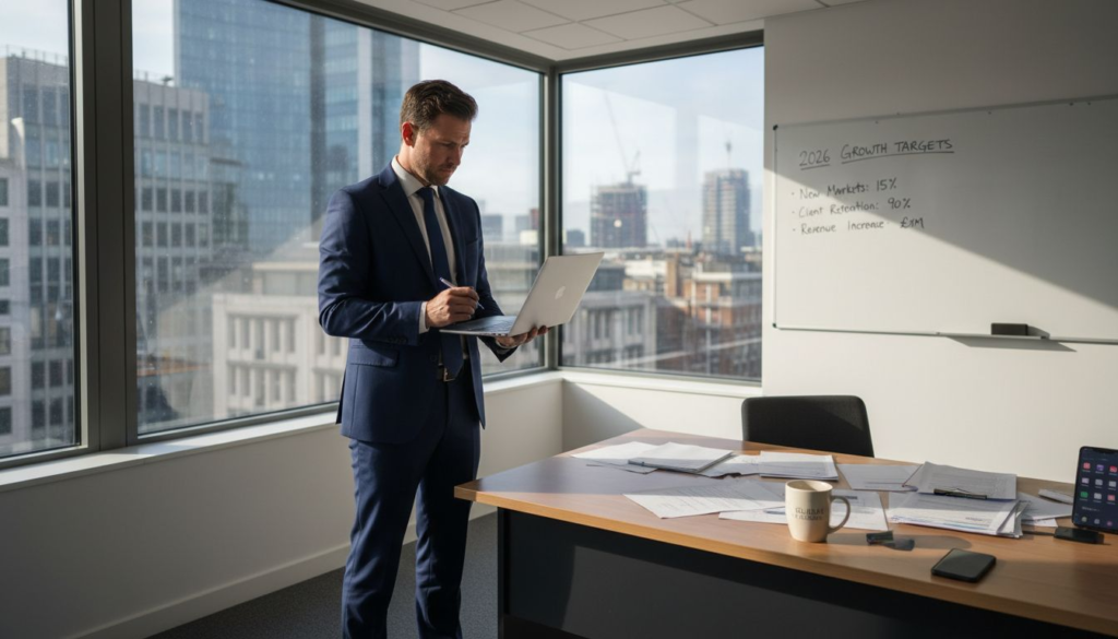 Sales manager reviews automation workflow