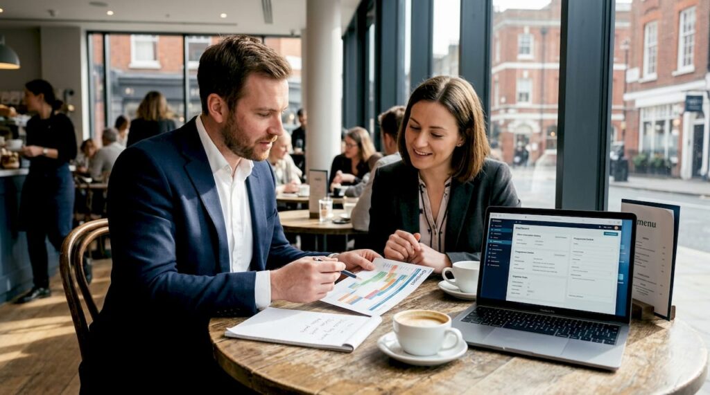 UK legal team in candid sales discussion