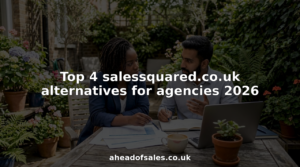 Two professionals discussing agency sales solutions