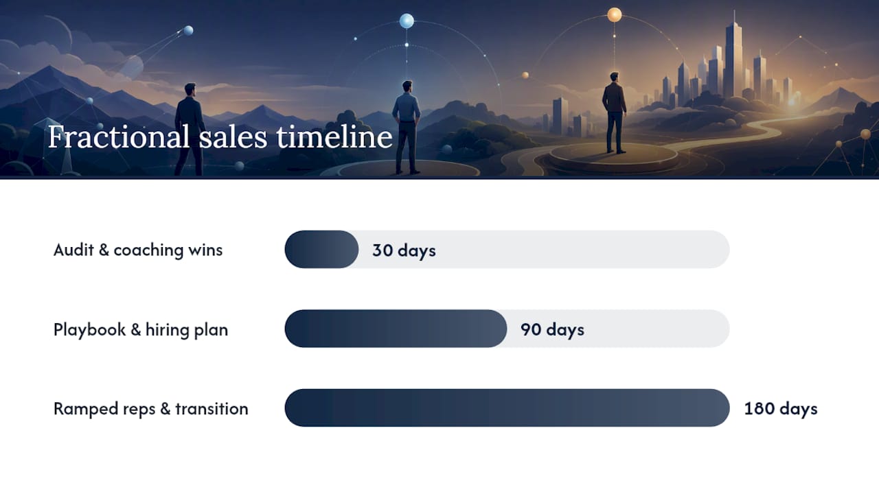 What results should you expect at 30, 90 and 180 days? — overview diagram