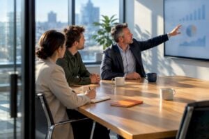 Fractional sales director advising founders