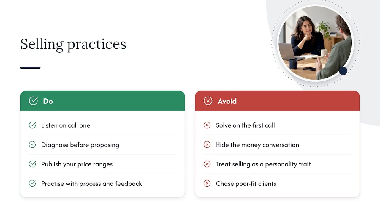 Our perspective: what we see consultants get wrong — overview diagram